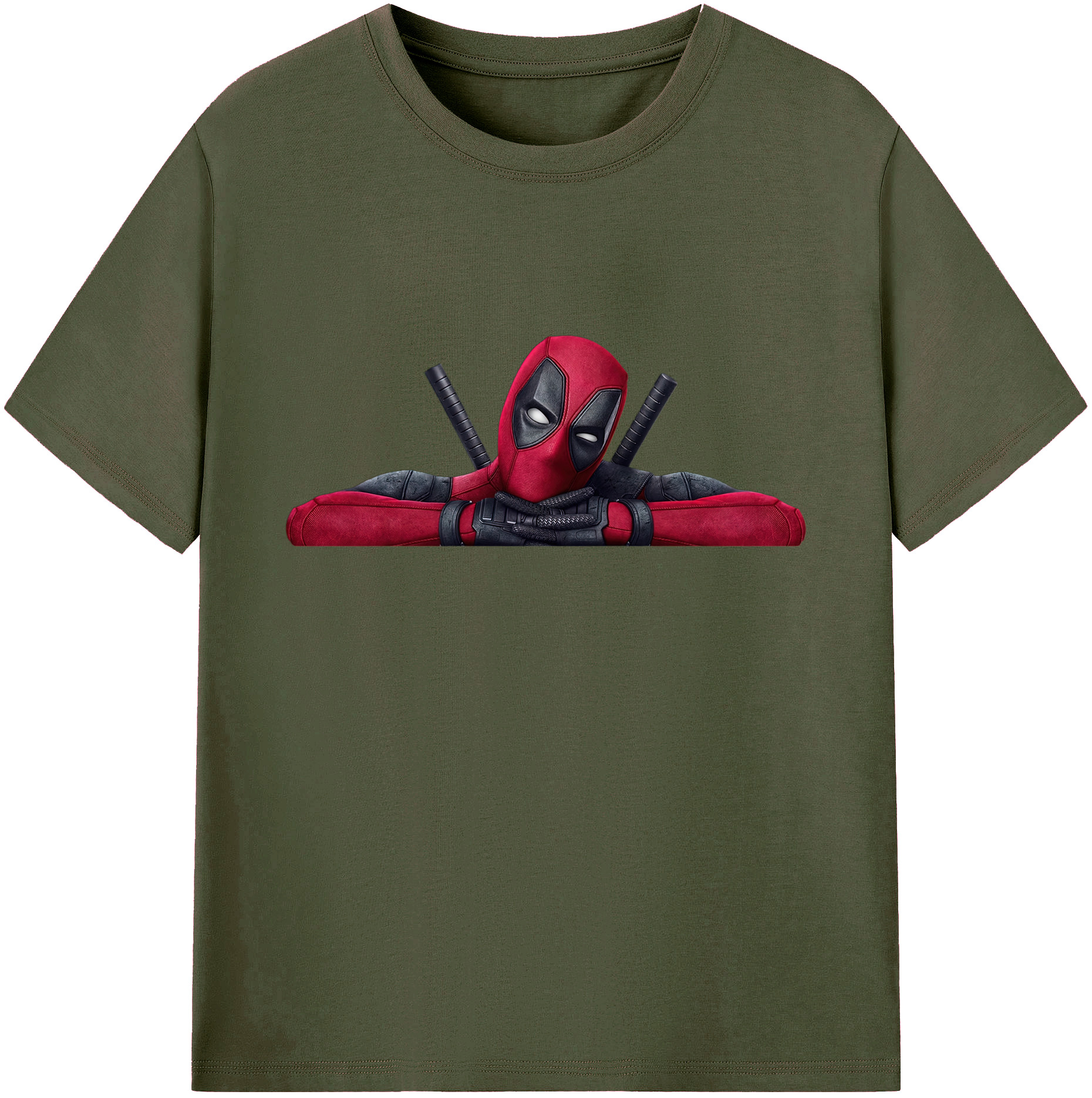 （画像用） Deadpool デッドプール 綿100％ メンズ半袖Tシャツ｜肌触りやわらか＆通気性